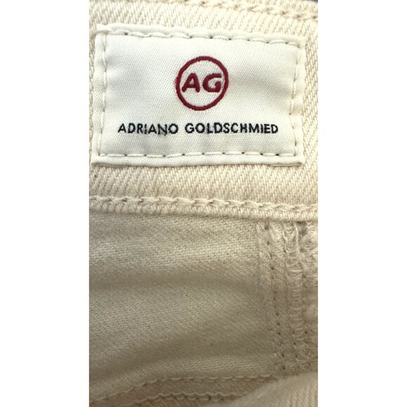 Adriano Goldschmied Size 27 Off White Skinny Jeans Comfort Stretch 5-Pocket - Picture 2 of 14